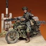 Moto Guzzi Alce 500 w/ driver
