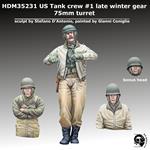 US Tank crew #1 late winter gear 75mm turret