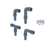 Vehicles electrical cable conecting pipes