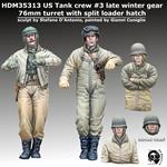US Tank crew #3 late winter gear 76mm turret