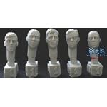 5 heads for 1/32 - 54mm figures #1