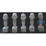 5 heads for 1/32 - 54mm figures #2