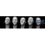 5 heads for 1/32 - 54mm figures #4