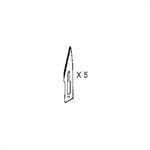 #11 Klingen Set für Skalpell/Bastelmesser (5 Stück