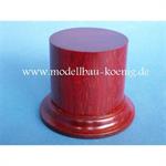 JISADER Glaskuppel Mit Holzsockel - Tischdekoration 12x21cm