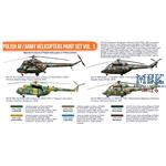 Polish AF/Army Helicopter paint set 1 (Lacquer)