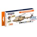 British AAC Helicopters paint set (Lacquer paint)