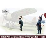 Polish Pilot and Ground Crew 1939 Figure Set