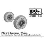 PZL M18 Dromader - Wheels - 3d Printed Set