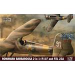 Romanian Barbarossa 2in1: Rom. PZL23A & PZL P.11F