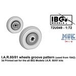 I.A.R. 80/81 Wheels Groove Pattern, used from 1942