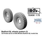Bedford QL Wheels (Pattern 2) - 3d printed