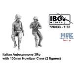 Crew for Italian Autocannone 3Ro w/ 100mm Howitzer