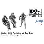 Italian 90/53 AA Gun Crew in standard uniform