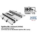 Spitfire Mk.I exhaust (initial) w/ instal. bracket