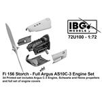 Fi 156 Storch - Full Argus AS10C-3 Engine Set