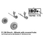Fieseler Fi 156 Storch - Wheels with covered hubs