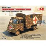 LKW 3.5 AHN with Shelter, WWII German Ambulance