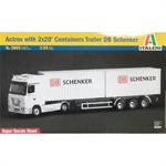 Actros mit 2x 20" Container-Trailer "DB Schenker"