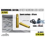 Browning .50 cal spent casings and links 1:16