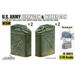 U.S. army jerrycan and water can 1:16