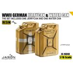 WWII German jerrycan and water can 1:16