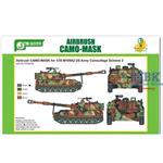 Airbrush CAMO-MASK US Army M109A2 Scheme #2