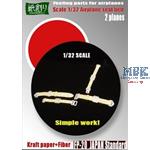 1/32 Japanese Aircraft Standard seat Belt (for 2)