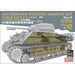 Pacific War Sherman wooden armour set Type B