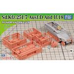 WWII German Sdkfz.251/7 Ausf.D and If.8 (2IN1)