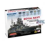 Royal Navy WWII early war Set 1, Farbset