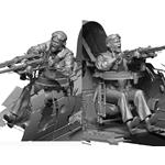 WW2 US Navy Rear Gunner 2 engaged - 2 heads 1:35