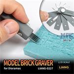 Model Brick Graver for Dioramas (Scale 1/35)