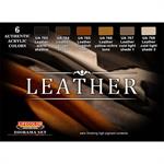 Leather Set    Farbset,  6x22ml
