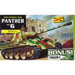 German Panther G 1:72 Bonus Pack (+ Tiger I 1:48)