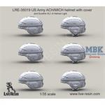 US Army ACH/MICH helmet w/ cover & Surefire HL-1A