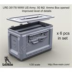 WWII US Army .50 M2 Ammo Box, open