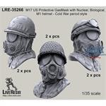 M17 US Protective GasMask ABC with M1 Helmet