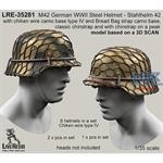 M42 Helmet , classic chinstrap + wire type IV
