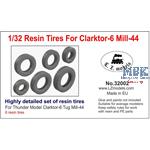 Resin Tires for Clarktor 6 Mill-44