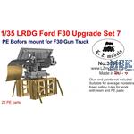 Ford  F30 LRDG Upgrade set 7 Gun Truck PE Gun Moun