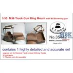 US M36 Truck Gun Ring Mount w/ M2 Browning