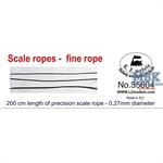 Scale ropes / Seile very fine rope 0,27mm dia