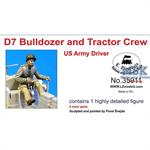 US Army D7 Tractor + Bulldozer Driver