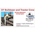 US Army D7 Tractor + Bulldozer Mechanic