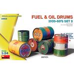 Fuel & Oil Drums 1930-50's Set 2