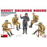 SOVIET SOLDIERS RIDERS