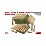 Soviet 57-mm & 76-mm Shells w/Ammo Boxes