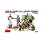 Soviet Field Kitchen PK-42 Winter Scenery