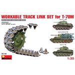 Workable track link set for T-70M Light Tank